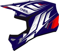 ONeal 0625-234, ONeal 3SRS Vertical, Motocrosshelm - Blau/Wei&szlig;/Rot - L