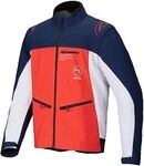 Alpinestars Lite-Dura Softshell, Textiljacke - Dunkelblau/Orange/Wei&szlig; - S