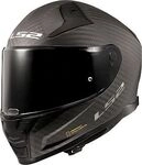 LS2 FF811 Vector II Carbon Solid, Integralhelm - Matt-Schwarz - XXS