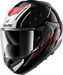 Shark OXO Rydger, Modularhelm - Schwarz/Silber/Rot - L