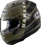 Arai RX-7V Evo Maverick Oakley, Integralhelm - Matt Dunkelgr&uuml;n/Schwarz - XS