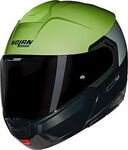 Nolan N90-3 Verniciatura Speciale 341, Klapphelm - Schwarz/Hellgr&uuml;n/Hellgrau - L