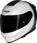 Nolan N80-8 Verniciatura Speciale 344, Integralhelm - Wei&szlig;/Schwarz/Hellgrau - L