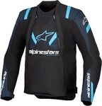 Alpinestars T-Stunt Air, Textiljacke - Schwarz/Dunkelblau/Hellblau - M