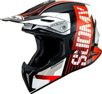 Suomy K6XW0022.5, Suomy X-Wing Amped, Motocrosshelm - Schwarz/Rot/Wei&szlig; - L