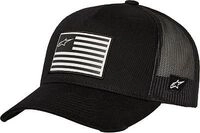 Alpinestars Flag, Kappe - Schwarz/Wei&szlig; - Einheitsgr&ouml;&szlig;e