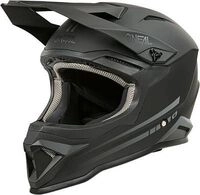 ONeal 1SRS Solid S25, Motocrosshelm Kinder - Matt Schwarz/Grau - L