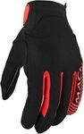 Macna Obtain Leder, Handschuhe - Schwarz/Rot - 3XL