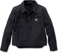Carhartt Duck Relaxed-Fit, Textiljacke - Schwarz - S