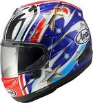 Arai RX-7V Evo Nakano, Integralhelm - Blau/Rot/Gold/Wei&szlig; - S