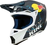 Kini MXC2 Red Bull 2.0, Motocrosshelm - Matt Schwarz/Wei&szlig;/Blau - XS