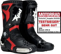 XPD S123-021-40, XPD XP6-S, Stiefel perforiert - Schwarz/Rot - 40 EU