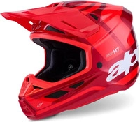 Alpinestars 8301726-3127-L, Alpinestars S-M7 Core, Motocrosshelm - Dunkelrot/Rot - L