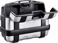 Givi Trekker, Seitenkoffer Monokey - Matt-Schwarz/Aluminium - 33 l