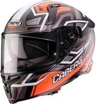 Caberg Avalon X Brama, Integralhelm - Matt Schwarz/Grau/Neon-Rot - XS