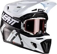 Leatt 9.5 Carbon V26, Motocrosshelm - Carbon/Schwarz/Wei&szlig; - XS