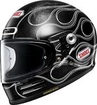 Shoei Glamster06 Blast, Integralhelm - Schwarz/Wei&szlig; - S