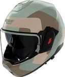 Nolan N120-1 Omocromo 352, Modularhelm - Matt Gr&uuml;n/Braun/Beige - XXS
