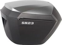 Shad SH23, Seitenkoffer - Schwarz/Silber - 23 L