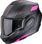 Scorpion EXO-Tech Evo Socius, Modularhelm - Matt Schwarz/Pink - M