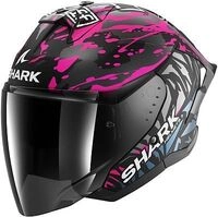 Shark Skwal Jet Cup Replica Redding, Jethelm - Matt Schwarz/Pink/Silber/Hellblau - S