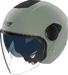 Nolan N20-2 Visor Classico Nobile 337, Jethelm - Matt-Dunkelgr&uuml;n - XS