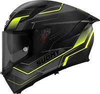 Suomy Speedstar 2 Visual, Integralhelm - Matt Schwarz/Dunkelgrau/Neon-Gelb - XS