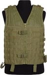 Mil-Tec Molle Carrier, Weste - Oliv - Einheitsgr&ouml;&szlig;e