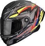 Scorpion EXO-Race Air Move On, Integralhelm - Matt Schwarz/Rot/Gelb/Grau - XS