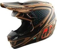 Troy Lee Designs SE5 Polycarbonate The Line, Motocrosshelm - Braun/Schwarz - S