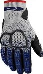 Spidi Cross Knit, Handschuhe - Schwarz/Grau/Blau - XXL