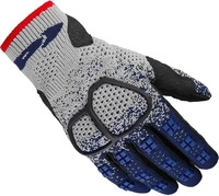 Spidi B118-050-XXL, Spidi Cross Knit, Handschuhe - Schwarz/Grau/Blau - XXL