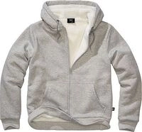Brandit Teddy Sweater, Kapuzenjacke - Hellgrau - L