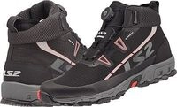 LS2 Trekker, Schuhe wasserdicht - Schwarz/Grau/Rot - 47 EU