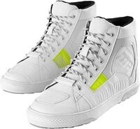 Furygan Sacramento D3O, Schuhe wasserdicht - Wei&szlig;/Grau/Neon-Gelb - 46 EU