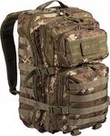 Mil-Tec US Assault Pack L Camo, Rucksack - Woodland (Vegetato)