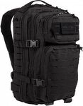 Mil-Tec US Assault Pack S Lasercut, Rucksack - Schwarz