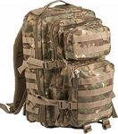 Mil-Tec US Assault Pack L Camo, Rucksack - Woodland (Arid)