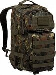 Mil-Tec US Assault Pack S Camo, Rucksack - Flecktarn