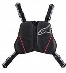 Alpinestars Nucleon KR-C, Brustprotektor Level-2 - Schwarz/Wei&szlig;/Rot - XS/S