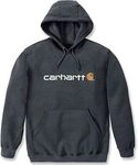 Carhartt Signature Logo 2, Kapuzenpullover - Dunkelgrau (026) - L