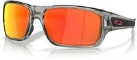 Oakley Turbine Ruby Polarized, Sonnenbrille - Grau/Schwarz Orange/Rot-Verspiegelt