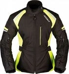 Modeka Violetta, Textiljacke wasserdicht Damen - Schwarz/Neon-Gelb - 36