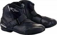 Alpinestars SMX-1 R V2 Vented, Kurzstiefel perforiert - Schwarz/Schwarz - 40 EU