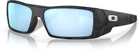 Oakley Gascan Deep Water Polarized, Sonnenbrille - Matt Schwarz/Grau Hellblau-Get&ouml;nt