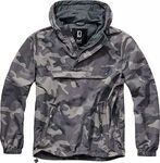 Brandit Summer Windbreaker, Textiljacke - Grau Camo - 5XL