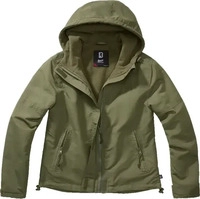 Brandit 33113.1.L, Brandit Windbreaker, Textiljacke Damen - Oliv - L