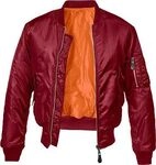 Brandit MA1, Textiljacke - Dunkelrot - L