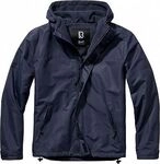 Brandit Windbreaker Frontzip, Textiljacke - Dunkelblau - 6XL