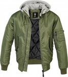 Brandit MA1, Kapuzenjacke - Oliv/Grau - 5XL